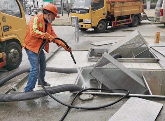 陈场镇隔油池清理